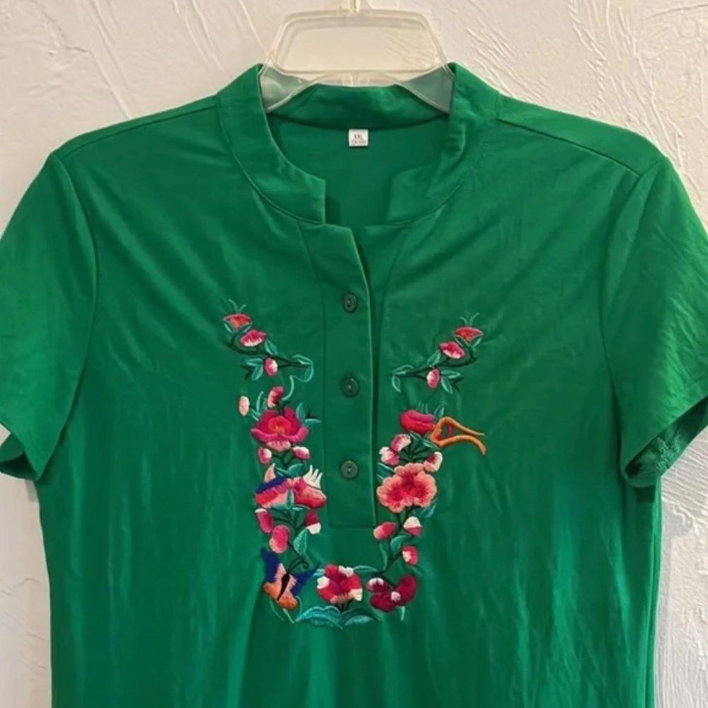 Imported Embroidered Tunic